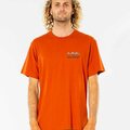 Rip Curl Solid Rock Stacked Tee Mens Dusted Earth
