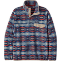 Patagonia Lightweight Synchilla Snap-T Pullover Mens Coast Highway Multi Big: Sumac Red