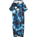 Rip Curl Mix Up Print Hooded Towel Pacific Blue