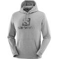 Salomon Outlife Logo Summer Hooded Pullover Unisex Mid Grey / Heather