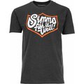 Simms Fish It Well Badge T-Shirt Mens Charcoal Heather