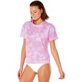 Rip Curl Icon Of Surf Short Sleeve UV Tee Womens Pink