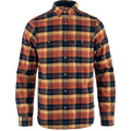 Fjällräven Singi Heavy Flannel Shirt Mens Autumn Leaf/Dark Navy (215-555)