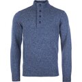 Barbour Essential Patch Half Zip Mens Inky Blue
