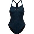 Orca Core One Piece Thin Strap Swimsuit Womens Dark Blue Diploria