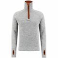 Ulvang Rav Sweater w/zip Grey Melange/Arabian Spice