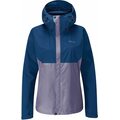 RAB Downpour Eco Waterproof Jacket Womens Patriot Blue/Purple Sage