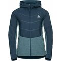 Odlo Run Easy S-Thermic Jacket Womens Blue Wing Teal