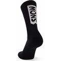 Mons Royale Atlas Crew Sock Black with Logo