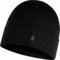 Buff Heavyweight Merino Wool Loose Hat Solid Black