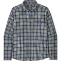 Patagonia Long-Sleeved Cotton in Conversion Lightweight Fjord Flannel Shirt Squared: Tidepool Blue