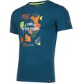 La Sportiva Volumes T-Shirt Mens Storm Blue