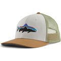 Patagonia Fitz Roy Trout Trucker Hat White w/ Classic Tan