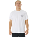 Rip Curl Vaporcool Line Up Tee Mens White / Blue
