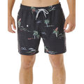 Rip Curl Party Pack Volley Mens Washed Black