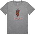 Cotopaxi Altitude Llama Organic T-Shirt Mens Heather Grey