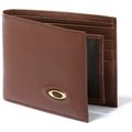 Oakley Leather Wallet Small Earth Brown