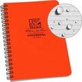 Rite in the Rain Side-Spiral Notebook Journal Orange
