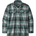 Patagonia Long-Sleeved Organic Cotton Midweight Fjord Flannel Shirt Mens Guides: Nouveau Green