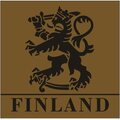 InfraredID Finland Lion Patch, 5x5cm Coyote Brown
