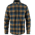 Fjällräven Singi Heavy Flannel Shirt Mens Dark Navy / Buckwheat Brown (555-232)