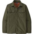 Patagonia Insulated Organic Cotton MW Fjord Flannel Shirt Mens Basin Green