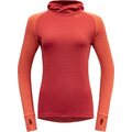 Devold Expedition Woman Hoodie Beauty / Coral