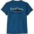 Patagonia Home Water Trout Pocket Responsibili-Tee Womens Wavy Blue