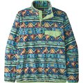 Patagonia Lightweight Synch Snap-T Pullover Mens High Hopes Geo: Salamander Green