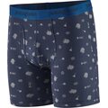 Patagonia Essential Boxer Briefs - 6 in. Mens Fire Floral: New Navy