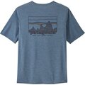 Patagonia Capilene Cool Daily Graphic Shirt Mens ‘73 Skyline: Utility Blue X-Dye