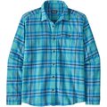 Patagonia Long-Sleeved Cotton in Conversion Lightweight Fjord Flannel Shirt Ocean: Subtidal Blue
