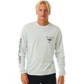 Rip Curl Fade Out Icon LS Tee Mens Light Green