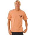 Rip Curl Fade Out Icon Tee Mens Clay