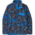 Patagonia Lightweight Synch Snap-T Pullover Mens Across Oceans: Pitch Blue