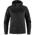 Fjällräven Abisko Grid Fleece Hoodie Womens Black (550)