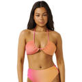 Rip Curl Sunrise Bandeau Bikini Top Womens Pink / Orange