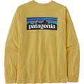 Patagonia Long-Sleeved P-6 Logo Responsibili-Tee Mens Milled Yellow
