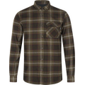 Seeland Glen Flannel Shirt Mens Pine Green Check