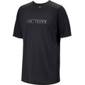 Arc'teryx Ionia Merino Wool Arc'word Logo Short Sleeve Mens Black