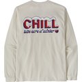 Patagonia Long-Sleeved Chill Responsibili-Tee Mens Birch White