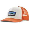 Patagonia P-6 Logo Trucker Hat White / Redtail Rust