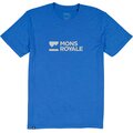 Mons Royale Icon Merino Air-Con T-Shirt Mens Pop Blue (SS24)