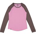 Mons Royale Icon Raglan Womens Pop Pink / Iron