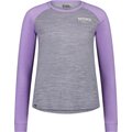 Mons Royale Icon Raglan Womens Grey Heather / Lupin