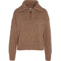 Barbour Lavensdale Half Zip Knitted Jumper Womens Honey