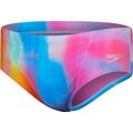 Speedo 13.5 cm Club Training Allover Brief Mens Kiki Pink, Lemon Drizzle, Picton Blue