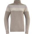 Devold Syvde Wool High Neck Womens Stone