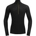 Devold Wool Mesh 190 Zip Neck Mens Caviar