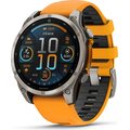 Garmin Fenix 8 Sapphire Amoled 47mm Ti/Graphite w Graphite/Spark Orange Band